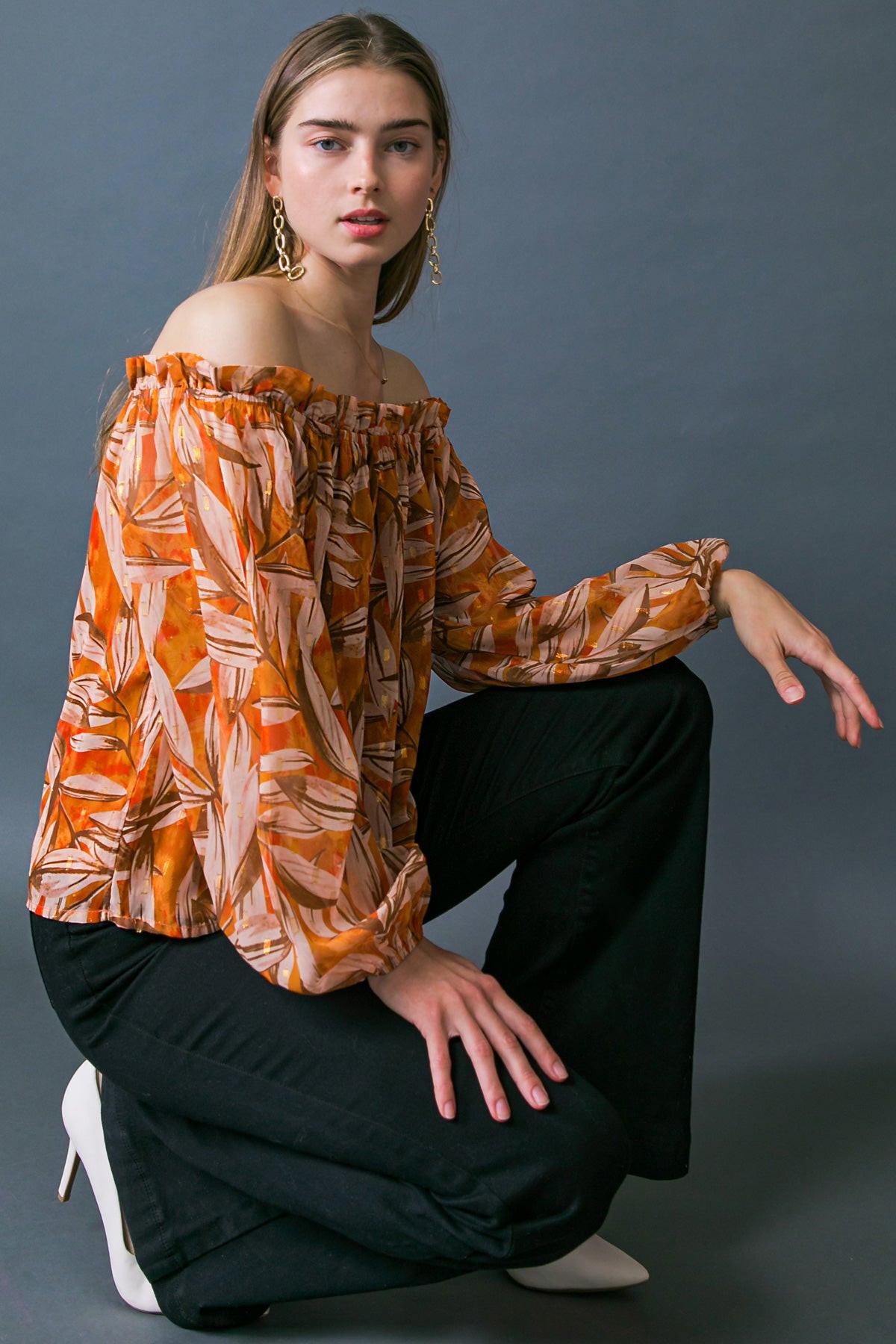 MAKE ME BELIEVE WOVEN TOP Flying Tomato
