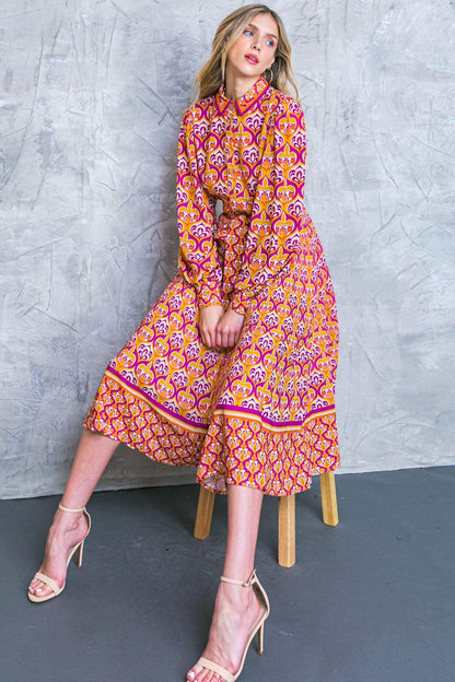 LIFETIME CELEBRATIONS WOVEN SHIRT DRESS Flying Tomato