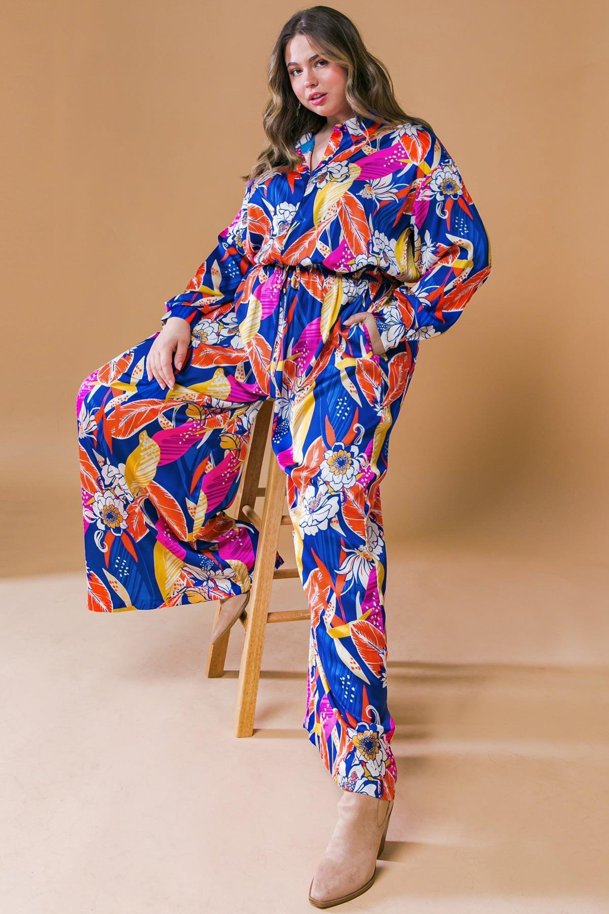 BLOOMING HOPE WOVEN JUMPSUIT Flying Tomato
