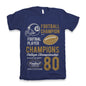 Football Champions Men's Bamboo Viscose/Organic Cotton Short Sleeve Graphic T-Shirt Spun Bamboo