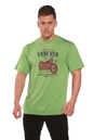 FOREVER TWO WHEEL Men's Bamboo Viscose/Organic Cotton Short Sleeve Graphic T-Shirt