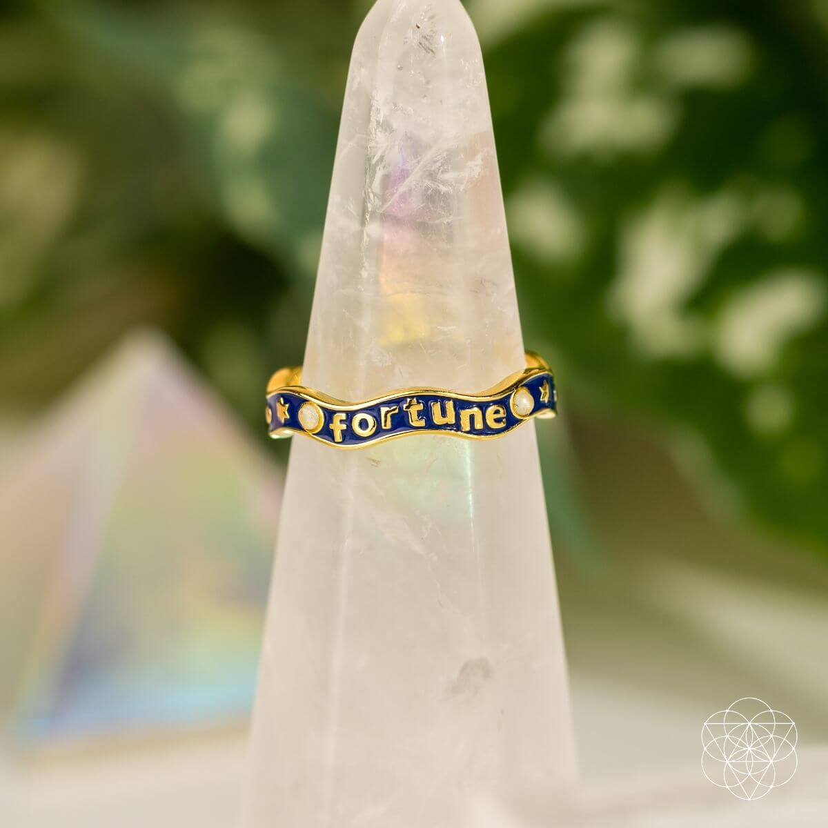 Fortune Magnet - Aquamarine Ring of Prosperity Conscious Items