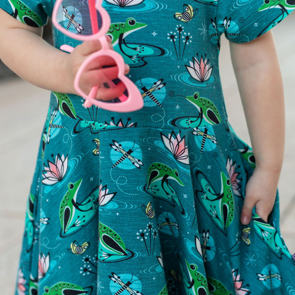 Frogs Super Twirler Dress with Pockets Princess Awesome & Boy Wonder
