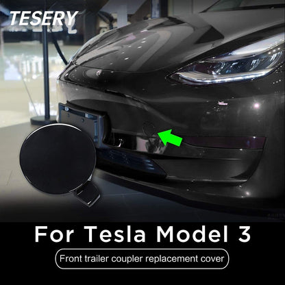 Front Bumper Tow Hole Tow Hitch Cover OEM for Tesla Model 3 Tesery Official Store