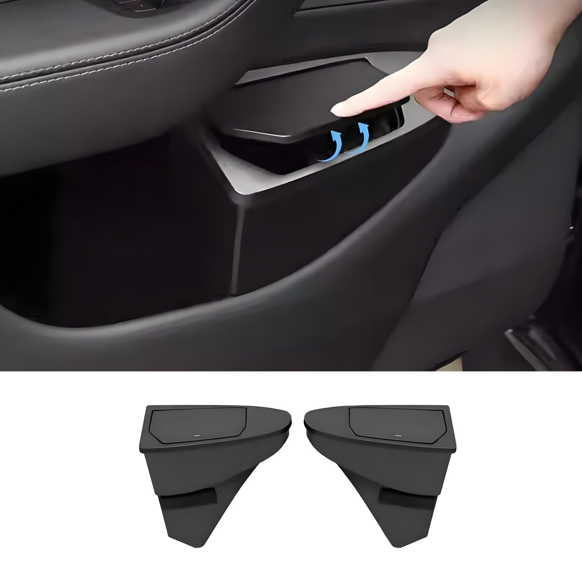 Front Door Trash Can Organizer for Model Y Juniper (2PCS) Tesery Official Store