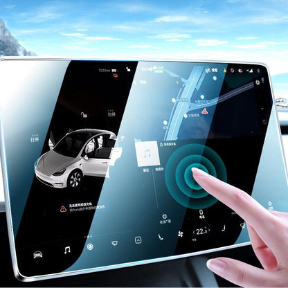 Front & Rear Display Tempered Glass Screen Protector for Model Y Juniper / 3 Highland Tesery Official Store