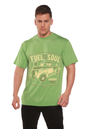 Fuel For The Soul Men's Bamboo Viscose/Organic Cotton Short Sleeve Graphic T-Shirt Spun Bamboo