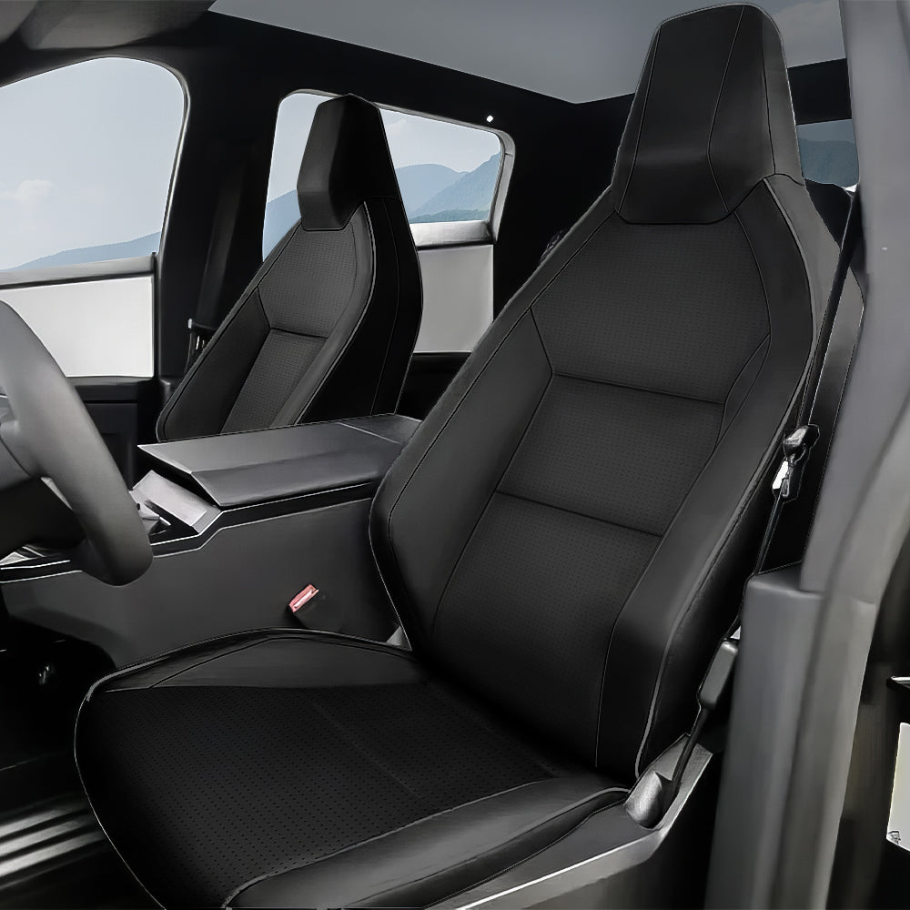 Full Leather Seat Covers for Cybertruck (10 PCS) Tesery Official Store