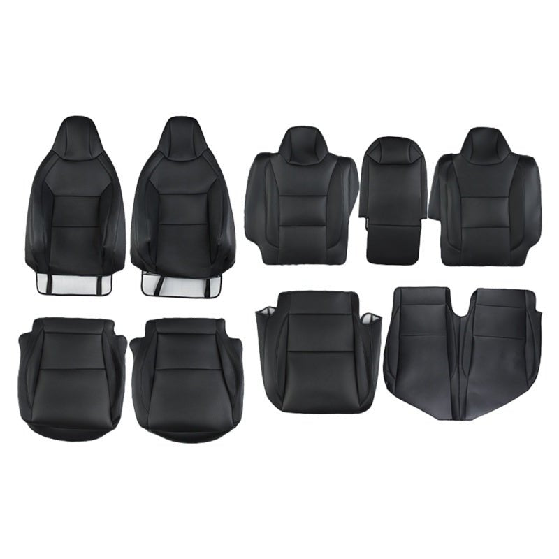 Full Leather Seat Covers for Cybertruck (10 PCS) Tesery Official Store