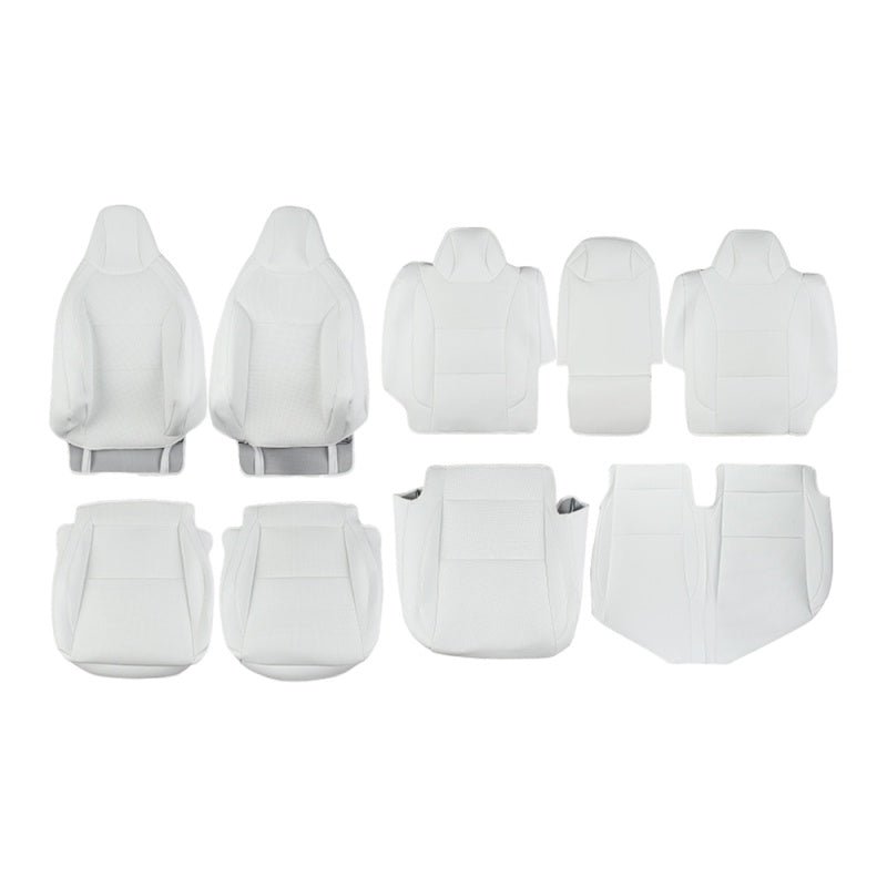 Full Leather Seat Covers for Cybertruck (10 PCS) Tesery Official Store