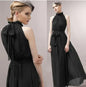 Bohemian Halter Neck Maxi Chiffon Beach Dress