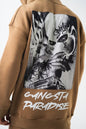 Oversize 'Gangsta Paradise' Graphic Hoodie - Heavyweight Streetwear Hooded Sweatshirt Withinblack