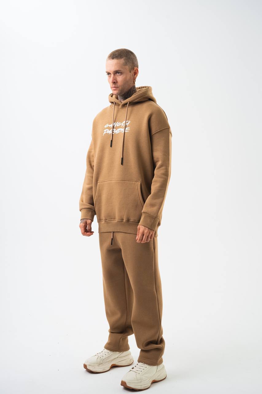 Oversize 'Gangsta Paradise' Graphic Hoodie - Heavyweight Streetwear Hooded Sweatshirt Withinblack