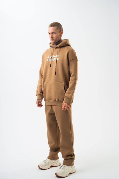 Oversize 'Gangsta Paradise' Graphic Hoodie - Heavyweight Streetwear Hooded Sweatshirt Withinblack
