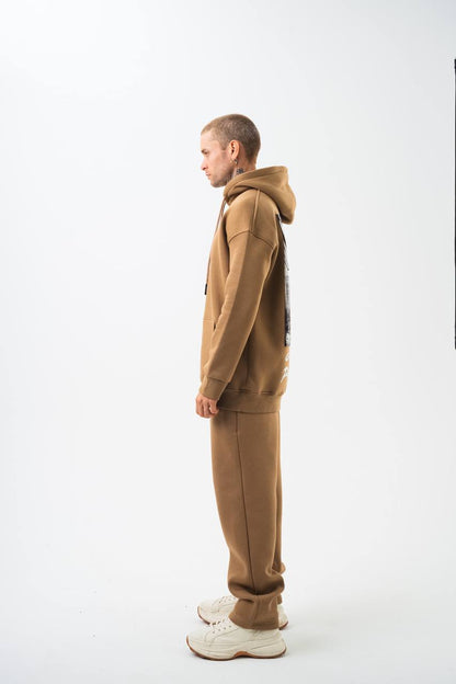 Oversize 'Gangsta Paradise' Graphic Hoodie - Heavyweight Streetwear Hooded Sweatshirt Withinblack