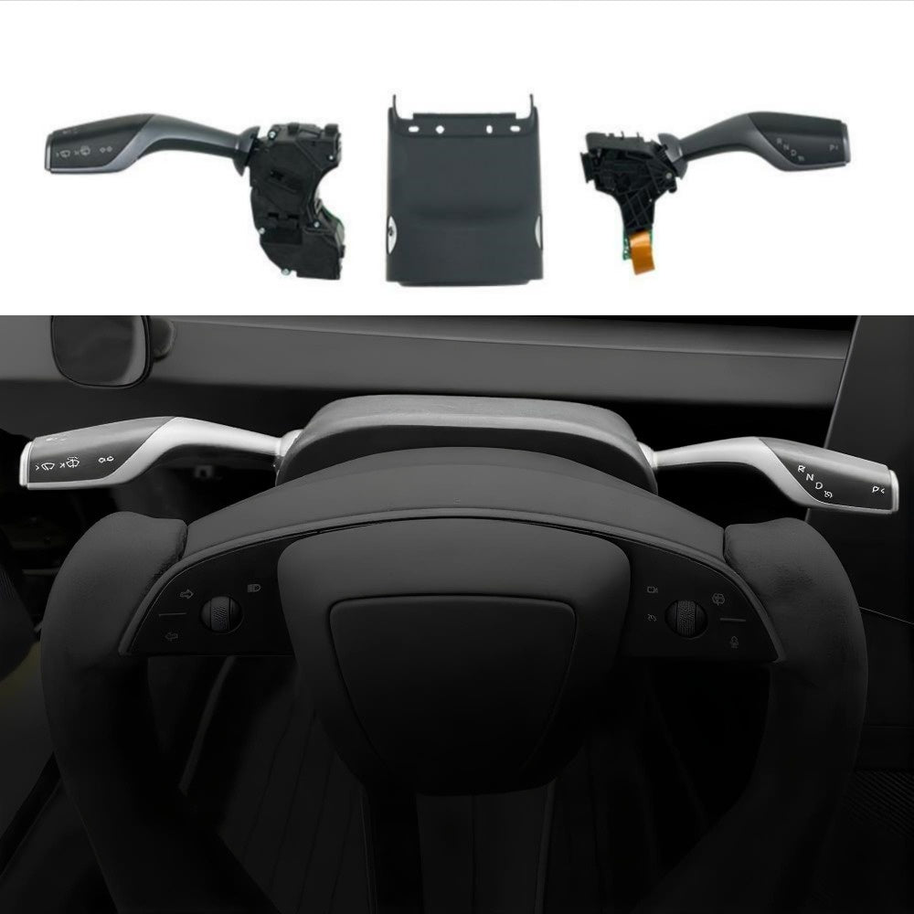 Gear Selector & Turn Signal Lever Stalk Upgrade Kit for Model 3 Highland & Model Y Juniper Tesery Official Store