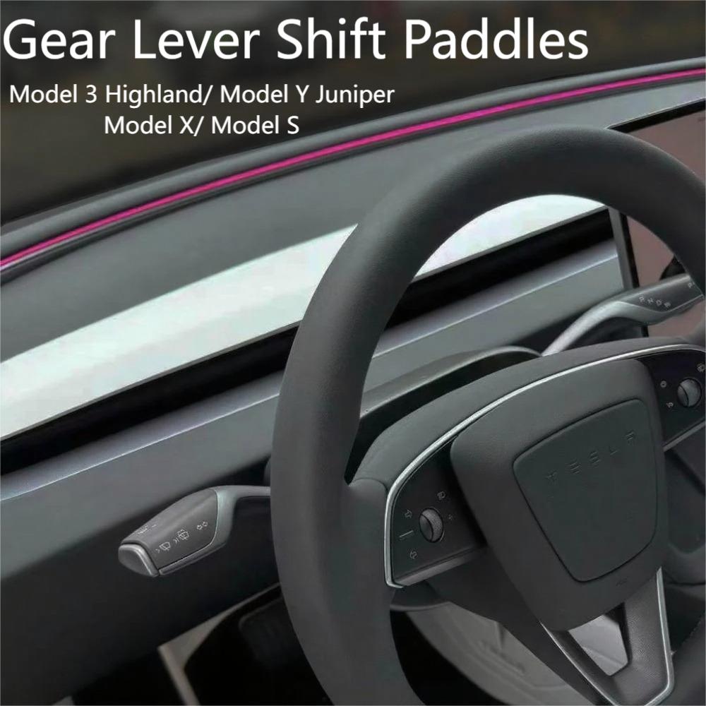 Gear Selector & Turn Signal Lever Stalk Upgrade Kit for Model 3 Highland & Model Y Juniper Tesery Official Store