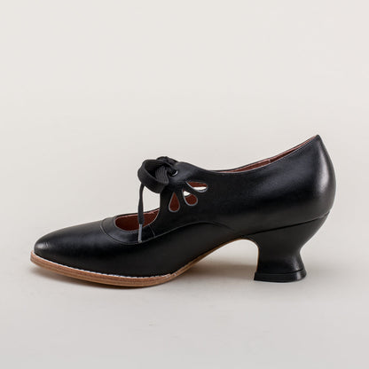 Gibson Edwardian Leather Shoes (Black) American Duchess