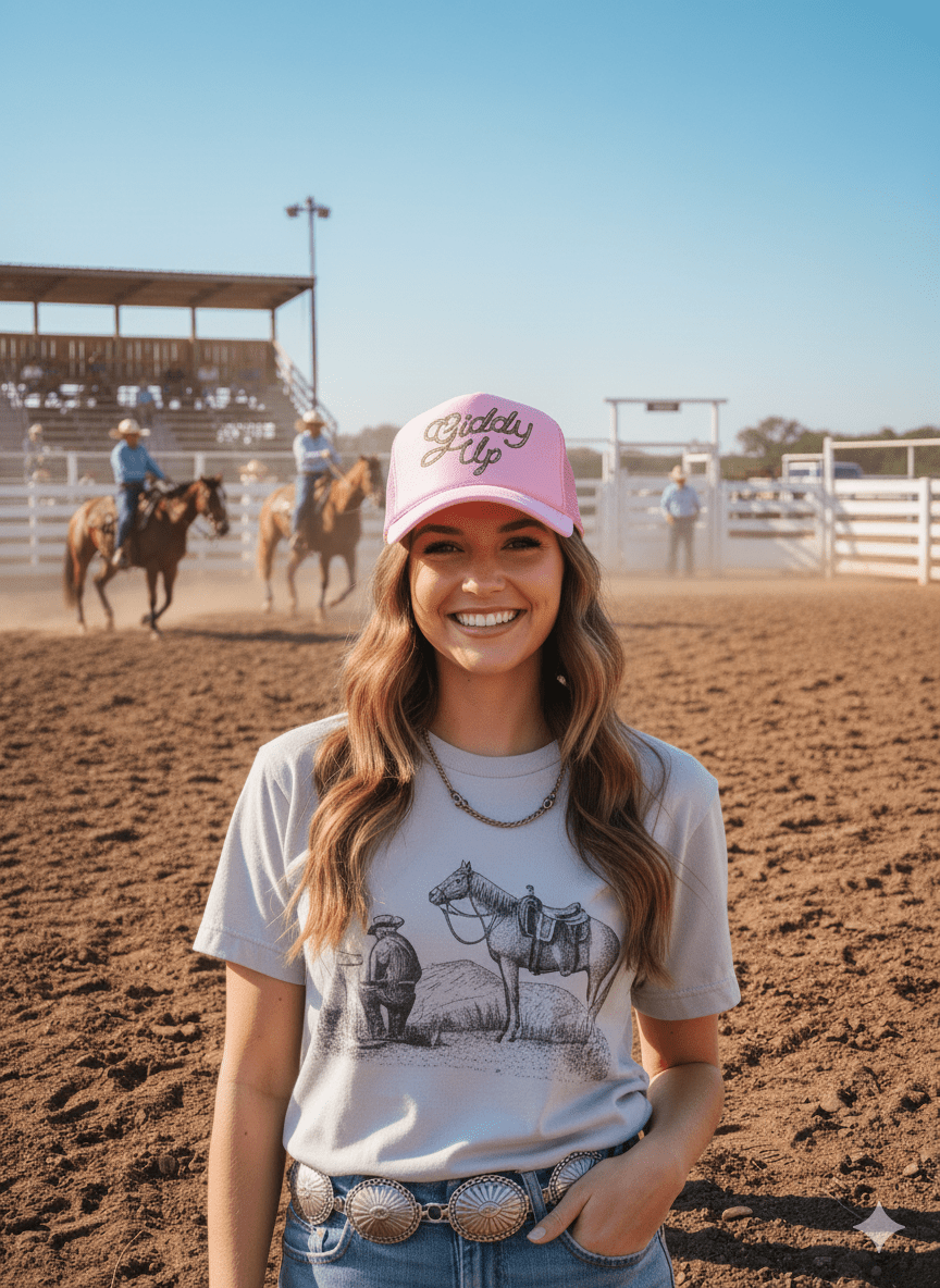 Giddy Up Trucker Hat Wild Junkie