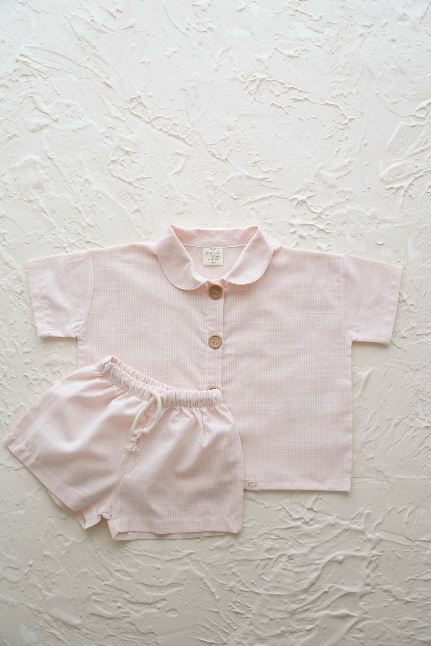 Girl Shirt-Short Set Honey and Hive