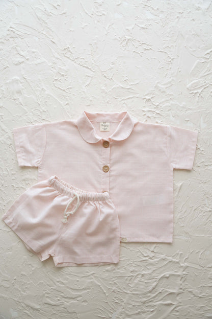 Girl Shirt-Short Set Honey and Hive