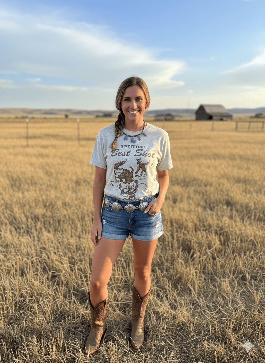 Give It Your Best Shot Graphic Tee Wild Junkie