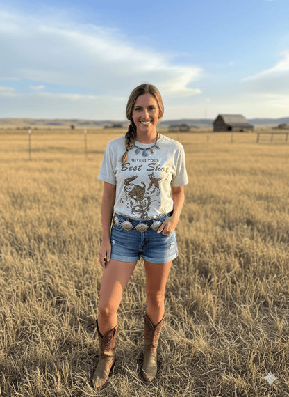 Give It Your Best Shot Graphic Tee Wild Junkie