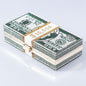 ‌Glamorous Fully Bedazzled Dollar Motif Evening Bag Party Clutch (MAC293) Mariam's Collection