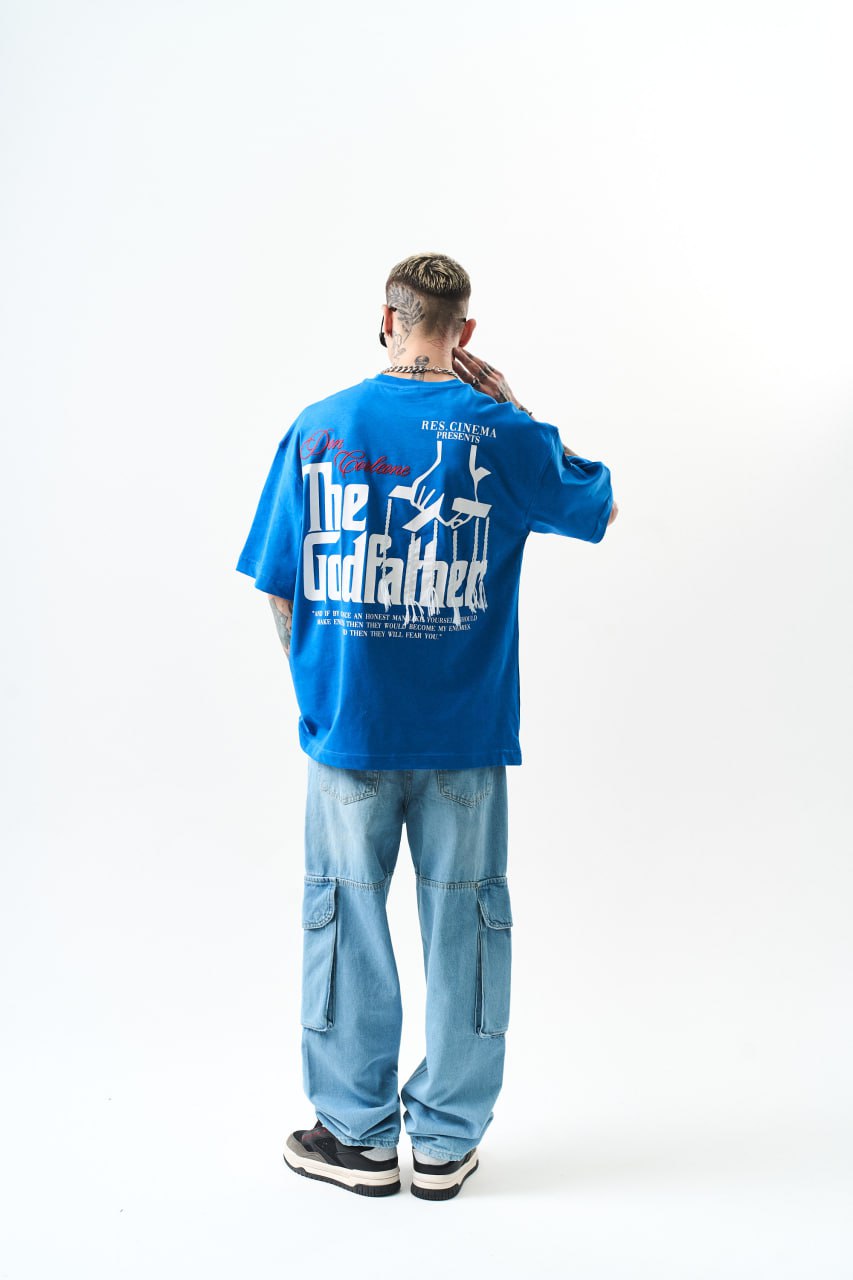 Men's Oversize 'The Godfather' Graphic T-Shirt - Streetwear Movie Tee Withinblack