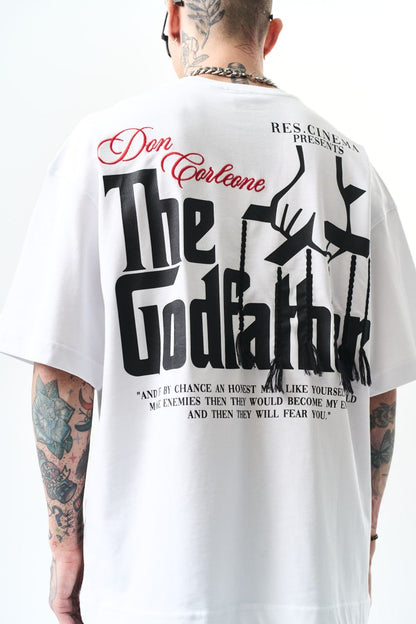 Men's Oversize 'The Godfather' Graphic T-Shirt - Streetwear Movie Tee Withinblack