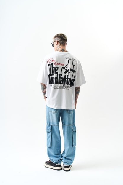 Men's Oversize 'The Godfather' Graphic T-Shirt - Streetwear Movie Tee Withinblack