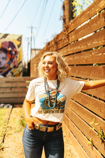Gold Buckle Rodeo Thrills Graphic Tee Wild Junkie