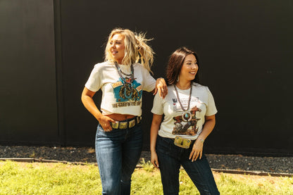 Gold Buckle Rodeo Thrills Graphic Tee Wild Junkie