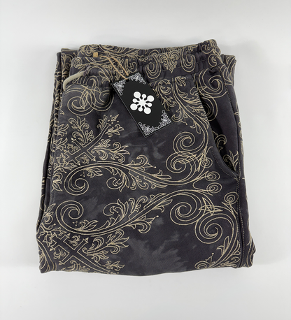 TRANCE SWEATPANTS (OBSIDIAN & GOLD) Jakischrist