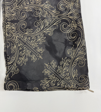 TRANCE SWEATPANTS (OBSIDIAN & GOLD) Jakischrist