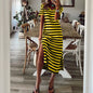 Spring European Style Loose Floral Dress