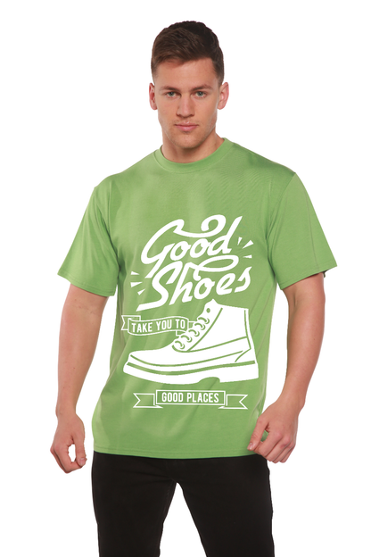 Good Shoes Men's Bamboo Viscose/Organic Cotton Short Sleeve Graphic T-Shirt Spun Bamboo