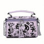 Graffiti Trendy Chain Crossbody Bag for Women