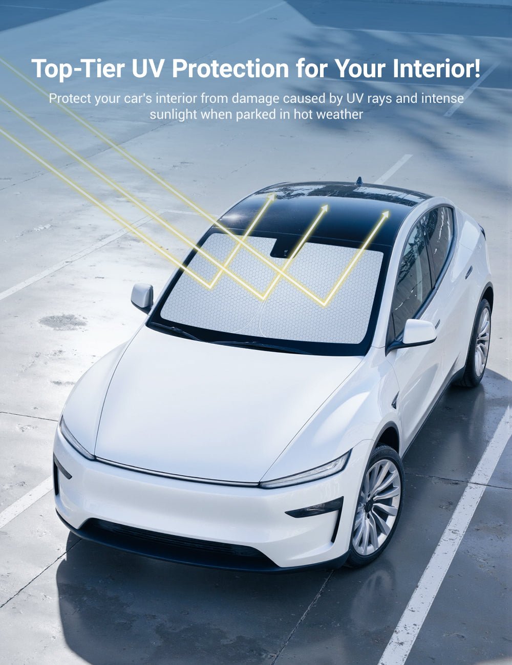 Graphene Front Windshield Sunshade for Model 3 Highland / Model Y Juniper Tesery Official Store