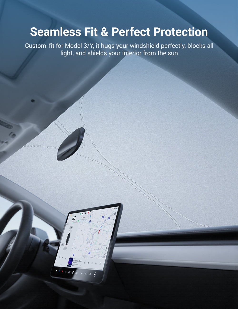 Graphene Front Windshield Sunshade for Model 3 Highland / Model Y Juniper Tesery Official Store