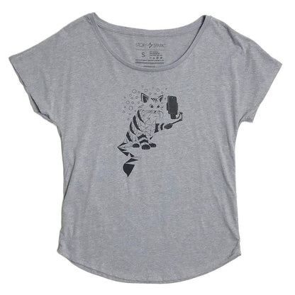 Snap Cat Dolman Shirt STORY SPARK