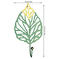 Green Gold Single Leaf Hanging Coat Hook Mini Wall Key Hook Home Decoration Modern Home Hanger Leaf Shape Coat Hooks Wall Mounted Hooks Stevvex