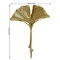 Green Gold Single Leaf Hanging Coat Hook Mini Wall Key Hook Home Decoration Modern Home Hanger Leaf Shape Coat Hooks Wall Mounted Hooks Stevvex