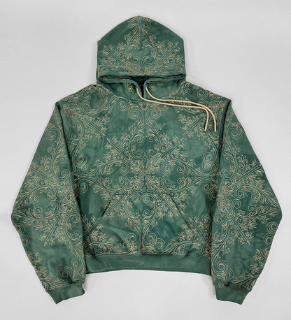 TRANCE HOODIE (GREEN & GOLD) Jakischrist
