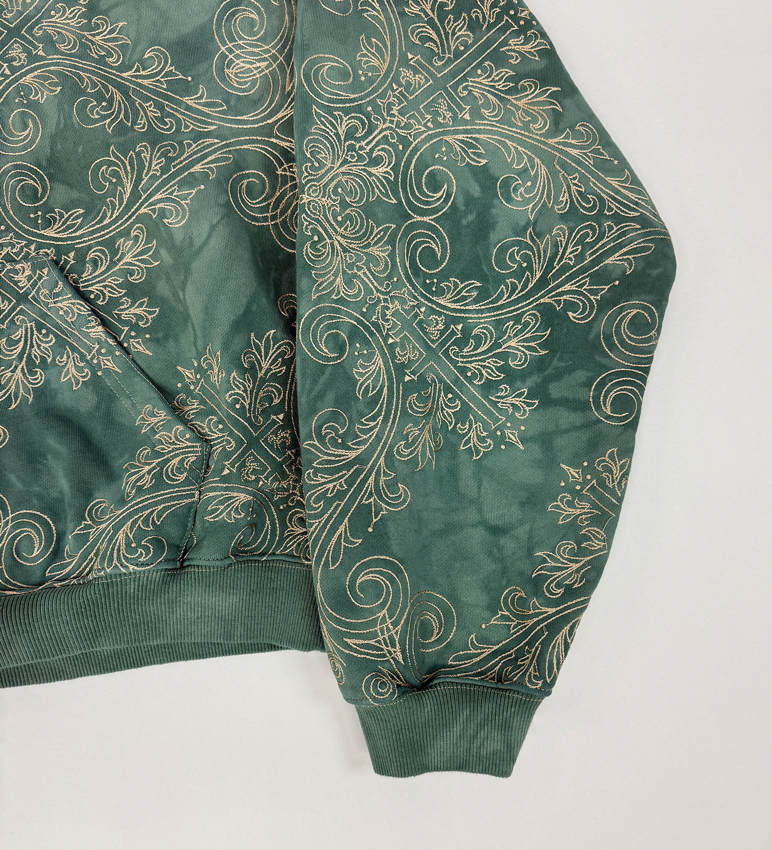 TRANCE HOODIE (GREEN & GOLD) Jakischrist