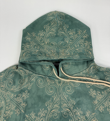 TRANCE HOODIE (GREEN & GOLD) Jakischrist