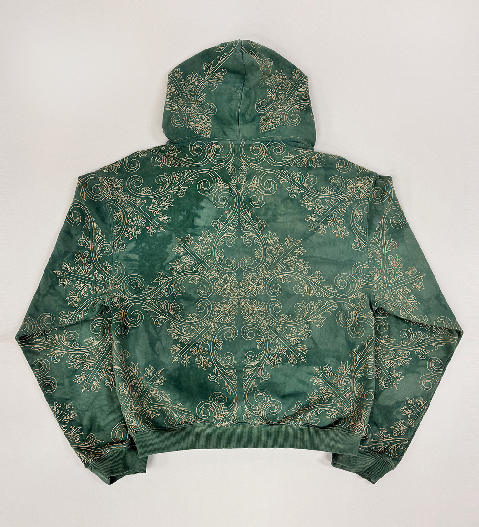 TRANCE HOODIE (GREEN & GOLD) Jakischrist
