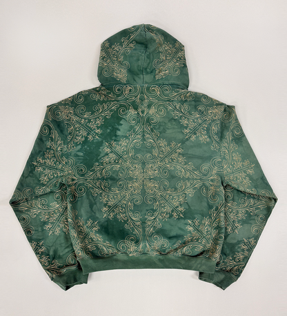 TRANCE HOODIE (GREEN & GOLD) Jakischrist