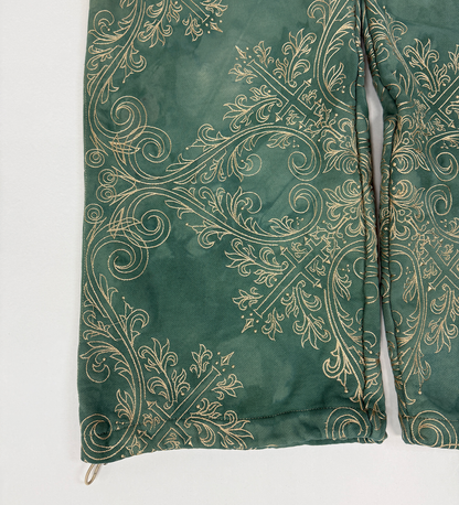 TRANCE SWEATPANTS (GREEN & GOLD) Jakischrist