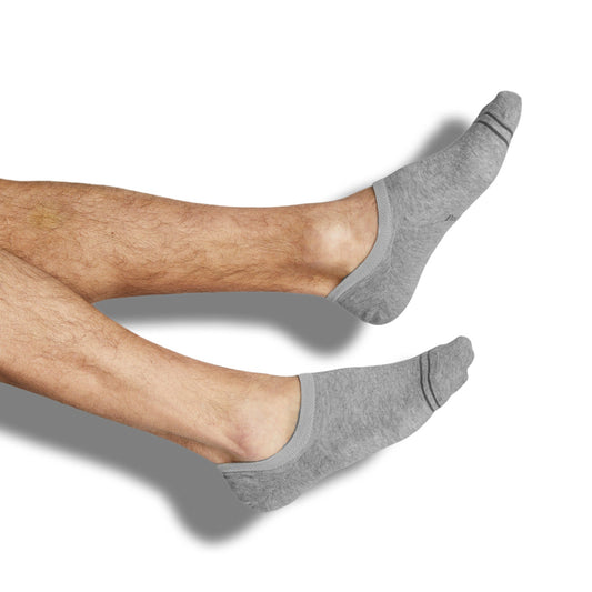 Grey Cotton No Show DeadSoxy